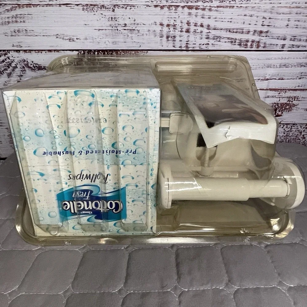 Kleenex Cottonelle Starter Fresh Rollwipes Dispenser VTG 2001 Prop‎ Nostalgia
